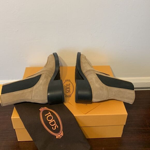 Tod’s tronchetto leather upper/ leather lining Chelsea boot size EU 35,5; 38,5 - Picture 8 of 13